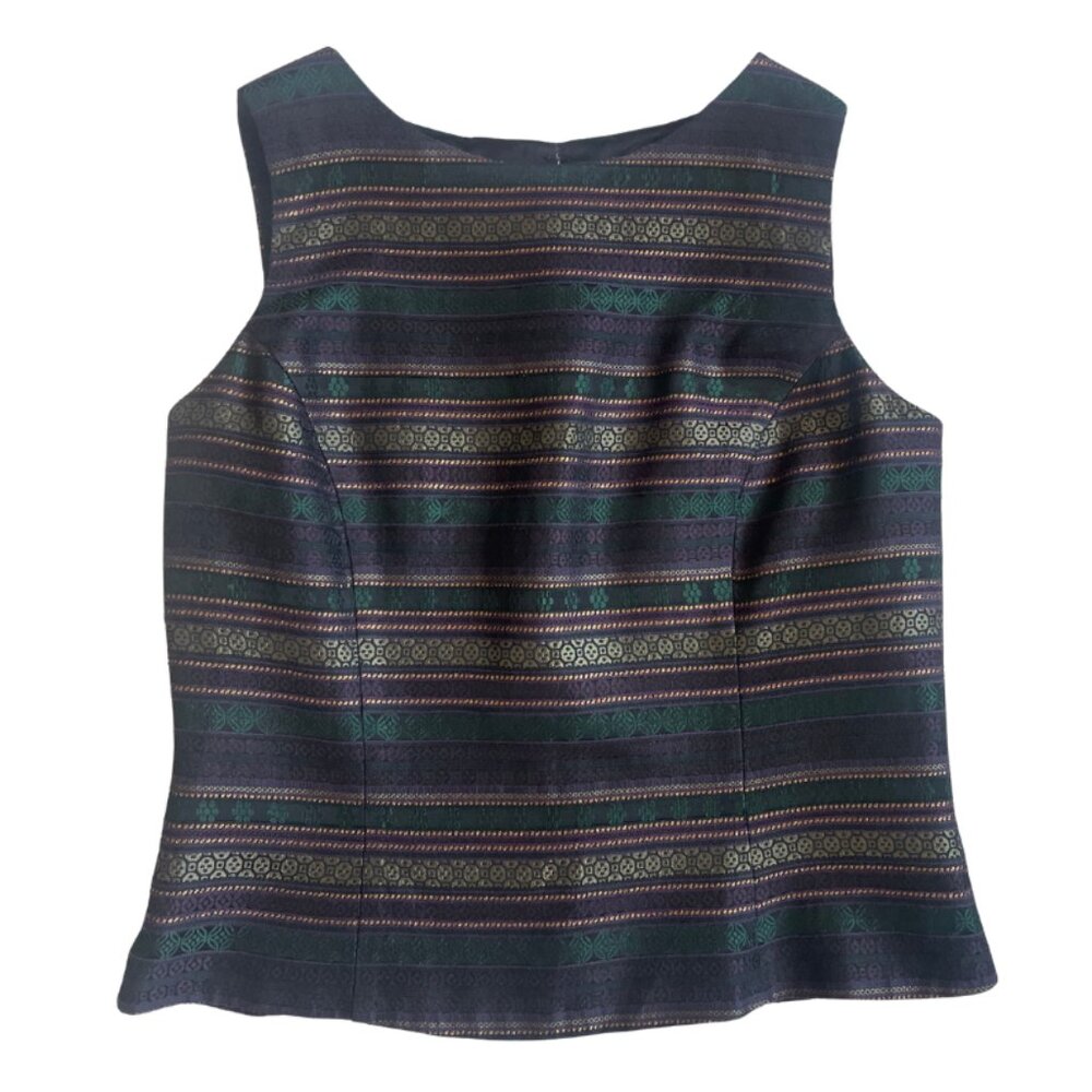 vintage Scott McClintock black vest top size 6 (small)